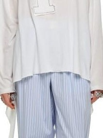 1JINN STUDIO Jacquard Pocket Office Workwear Natural Waist Women Wide Leg Pants