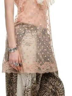 1JINN STUDIO Lace High Waist Spaghetti Strap Office Casual Women Polyester Mini Dresses