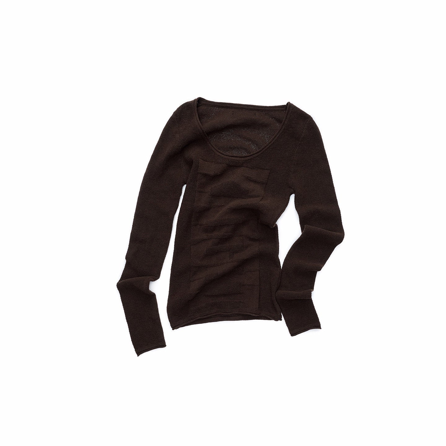 1JINN_STUDIO_Layering_Slim_Fit_Crew_Neck_Women_Solid_Black_Camel_Olive_Long_Sleeve_T-Shirts_MISSTT