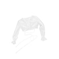1JINN_STUDIO_Lightweight_Cotton_V-neck_Bell_Sleeve_Slim_Fit_Women_White_Jacquard_Blouses_MISSTT
