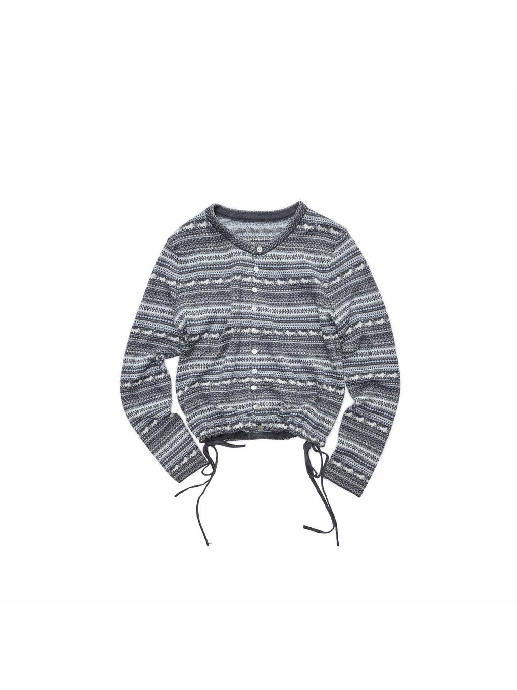 1JINN STUDIO Lightweight Drawstring Colorblock Crewneck Pullover Women Knit Cardigans