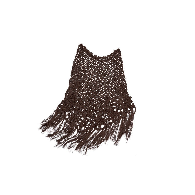 1JINN_STUDIO_Lightweight_Polka_Dot_Rectangular_Shawl_European_Chic_Knit_For_Women_Sweaters_MISSTT
