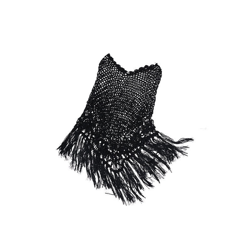 1JINN_STUDIO_Lightweight_Polka_Dot_Rectangular_Shawl_European_Chic_Knit_For_Women_Sweaters_MISSTT