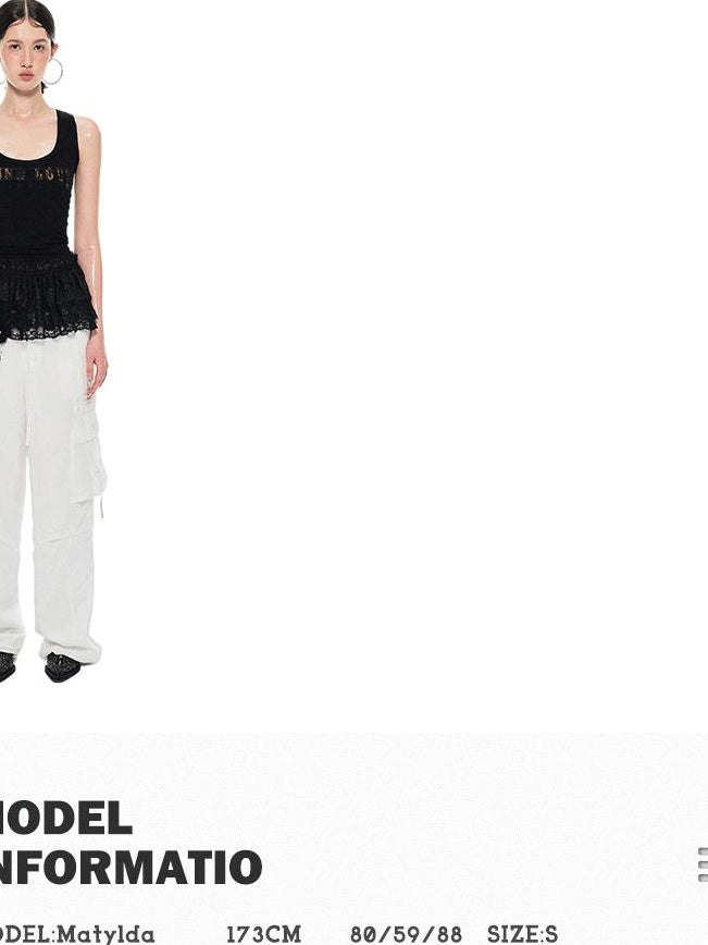 1JINN STUDIO Low Waist Lace Cotton Slim Fit Street Style Solid Color Women Mini Shorts