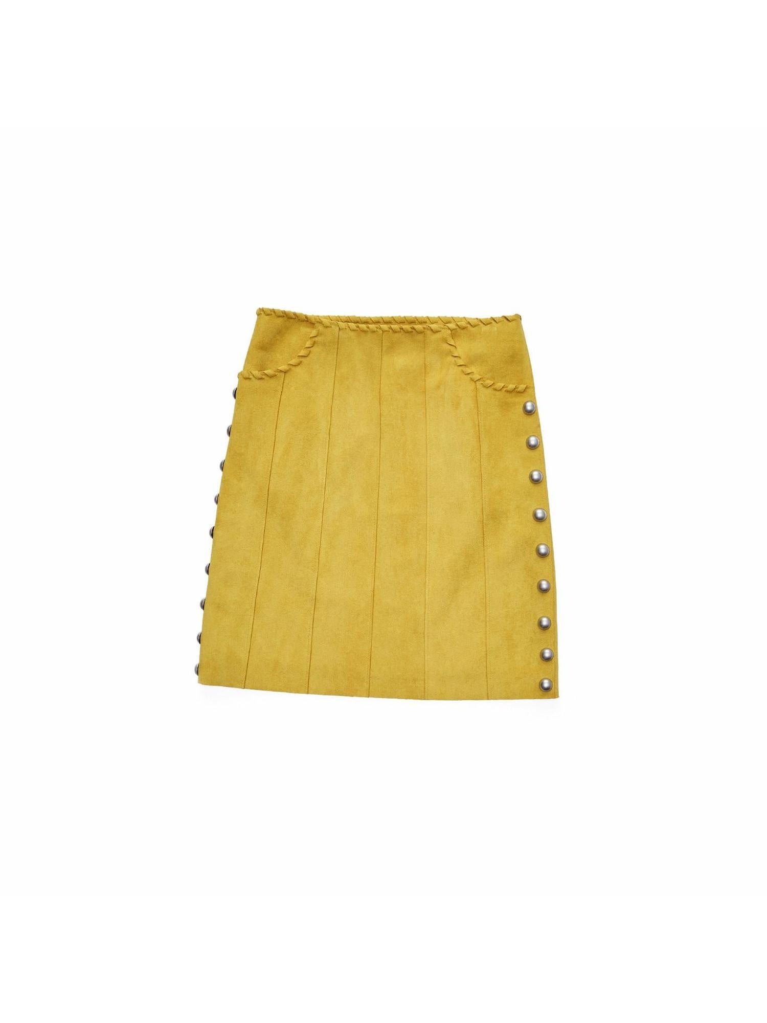 1JINN STUDIO Low Waist Slim H Line Straight Casual Women Daily Polyester Midi Skirts