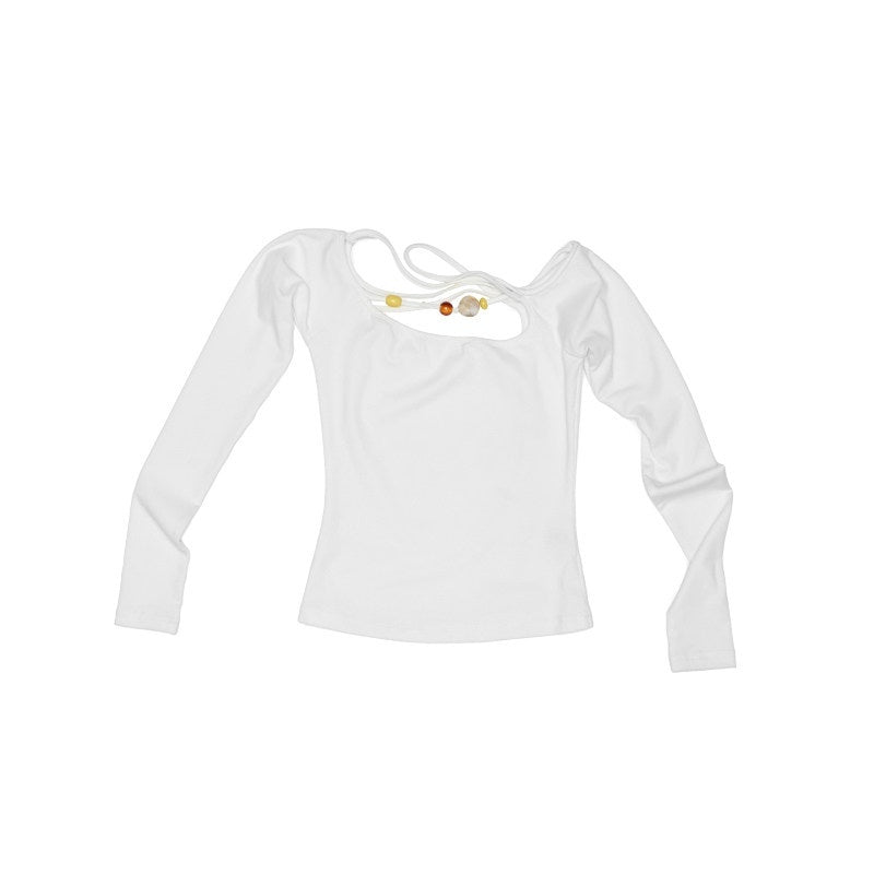 1JINN_STUDIO_Moisture_Wicking_Slim_Asymmetric_Boat_Neck_Cross_Black_Long_Sleeve_T-Shirts_MISSTT