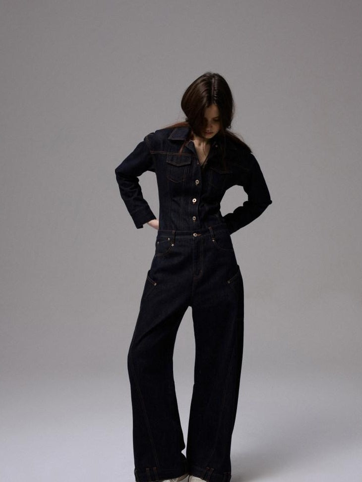 1JINN STUDIO Non Deforming Commuter Slim Polo Button Placket Women Cotton Top & Pants Sets