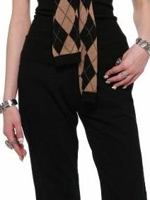 1JINN STUDIO Patchwork Plaid Slim Fit Cropped Workwear For Women Chic Camel Gray Tube Tops