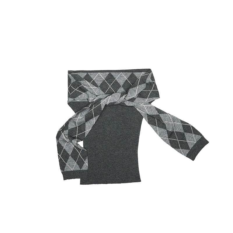 1JINN_STUDIO_Plaid_Slim_Fit_Cropped_Short_Sleeve_Women_Bustier_Cami_Top_&_Shorts_Sets_MISSTT