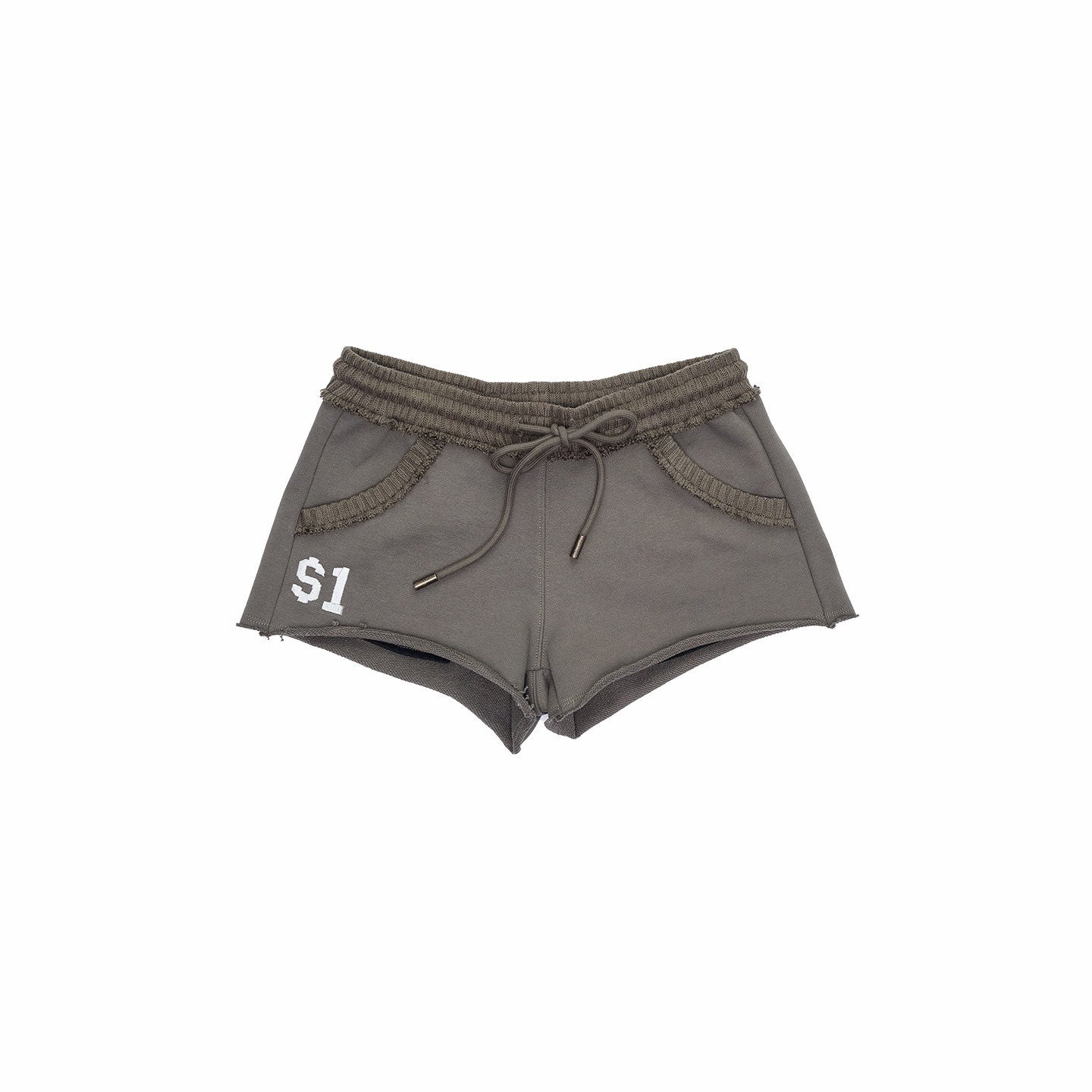 1JINN_STUDIO_Pure_Cotton_Casual_Low_Rise_Slim_Fit_Women_Black_Grey_Camo_Mini_Shorts_MISSTT