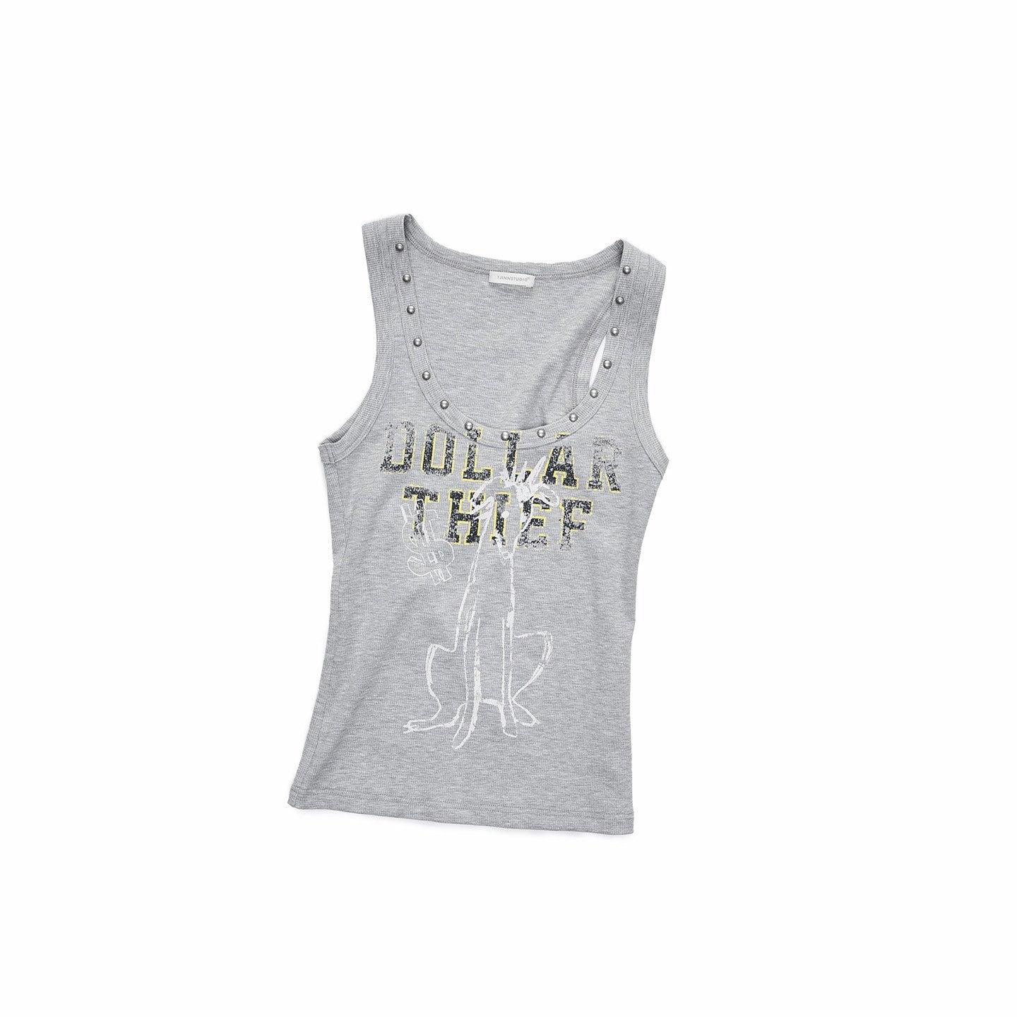1JINN_STUDIO_Pure_Cotton_Cropped_Slim_U_Neck_Racerback_Casual_Women_Graphic_Print_Tank_Tops_MISSTT