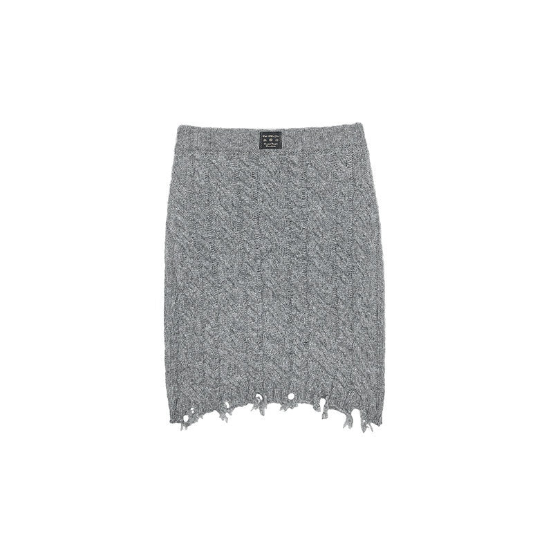 1JINN_STUDIO_Ripped_Button_Cardigan_Casual_Regular_Fit_Wool_Blend_Women_Knit_Top_&_Skirt_Sets_MISSTT