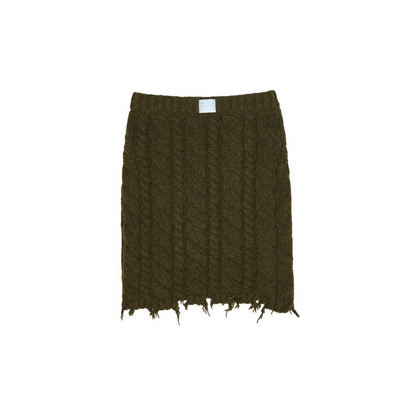 1JINN_STUDIO_Ripped_Button_Cardigan_Casual_Regular_Fit_Wool_Blend_Women_Knit_Top_&_Skirt_Sets_MISSTT