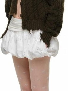 1JINN STUDIO Ripped Button Cardigan Casual Regular Fit Wool Blend Women Knit Top & Skirt Sets