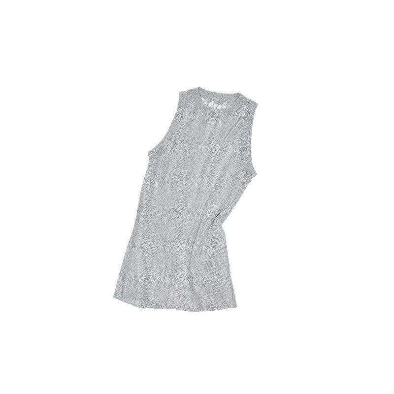 1JINN_STUDIO_Shimmering_Metallic_Cutout_Slim_Fit_Racerback_Viscose_Blend_Women_Tank_Tops_MISSTT