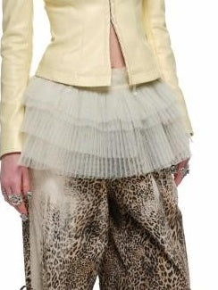 1JINN STUDIO Slim Fit Commuter Round Neck Button Front Women Silver Yellow Leather Jackets