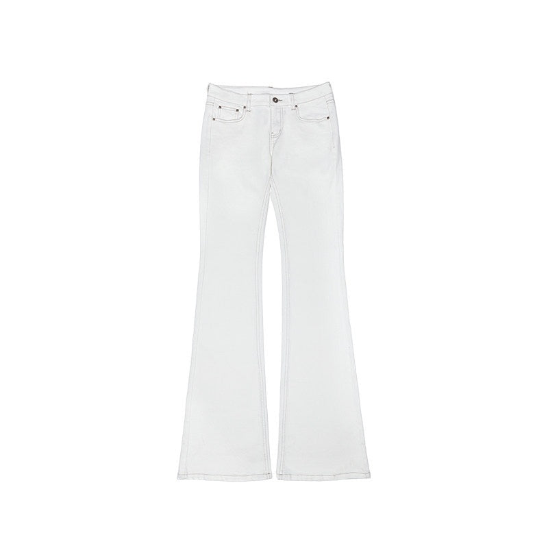 1JINN_STUDIO_Slim_Low_Waist_Zipper_Casual_Skinny_Slight_Stretch_Women_Black_Flared_Jeans_MISSTT