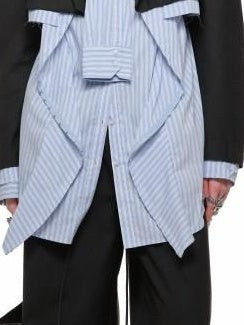 1JINN STUDIO Slim Pleated Streetwear Cropped Women Dark Gray Notch Lapel Blazers