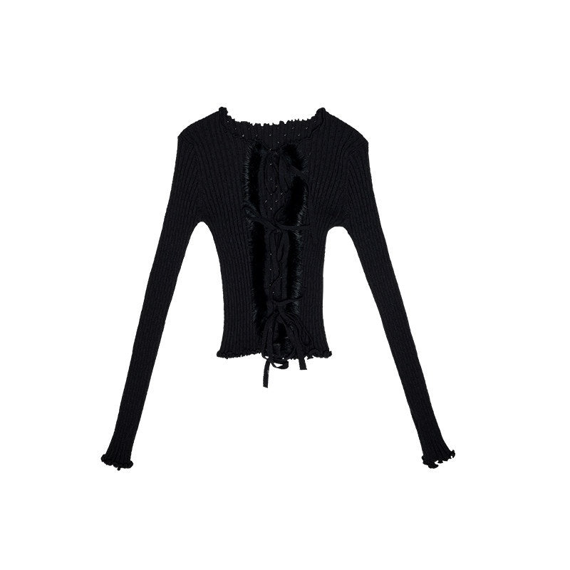 1JINN_STUDIO_Slim_Tie_Waist_Commuter_Knit_Long_Sleeve_Button_Solid_Colors_Women_Cardigans_MISSTT
