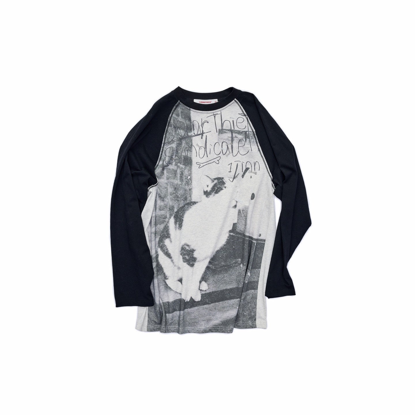 1JINN_STUDIO_Soft_100%_Cotton_Colorblock_Raglan_Loose_Women_Animal_Crew_Long_Sleeve_T-Shirts_MISSTT