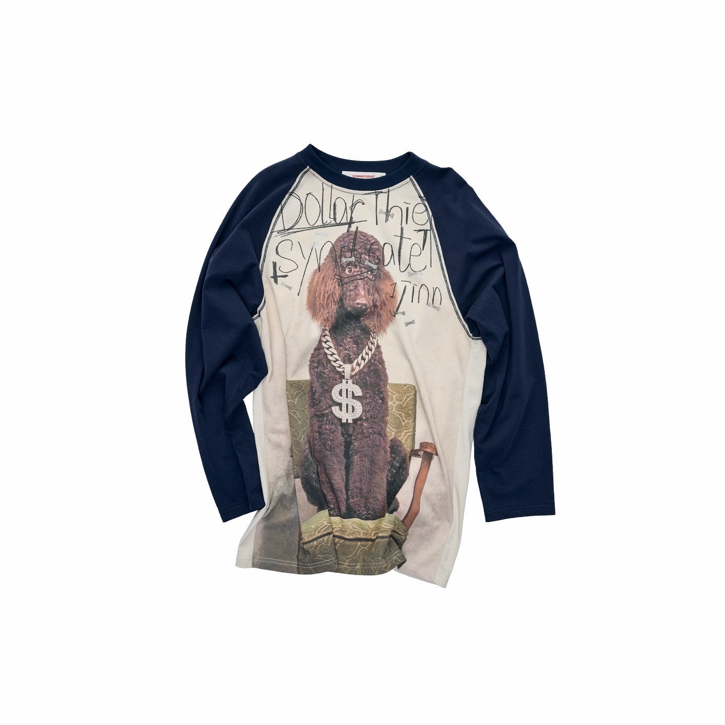 1JINN_STUDIO_Soft_100%_Cotton_Colorblock_Raglan_Loose_Women_Animal_Crew_Long_Sleeve_T-Shirts_MISSTT
