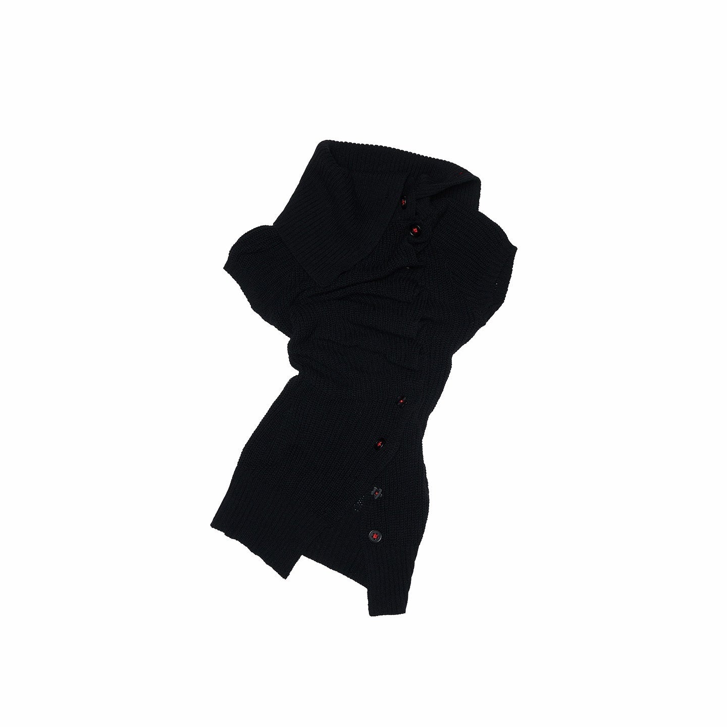1JINN_STUDIO_Soft_Cinched_Waist_Slim_Crewneck_Short_Sleeve_Black_Women_Nylon_Knit_Sweaters_MISSTT