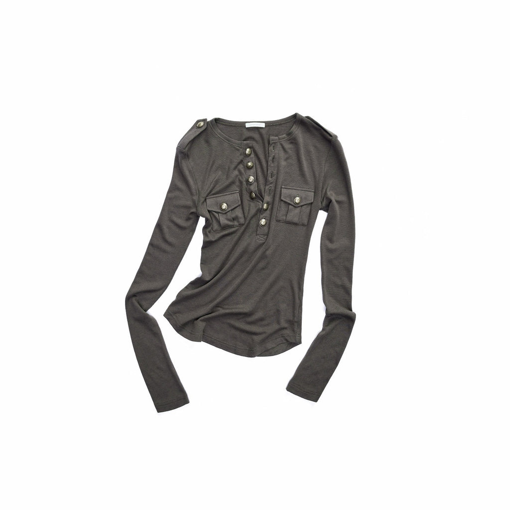 1JINN_STUDIO_Soft_Lyocell_Knit_Slim_Long_Sleeve_Short_Button_Pocket_Casual_Women_Mini_Dresses_MISSTT