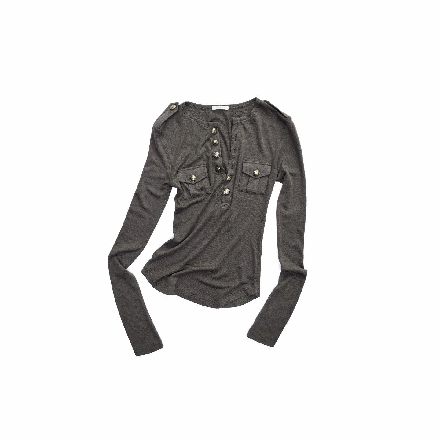 1JINN_STUDIO_Soft_Lyocell_Knit_Slim_Long_Sleeve_Short_Button_Pocket_Casual_Women_Mini_Dresses_MISSTT