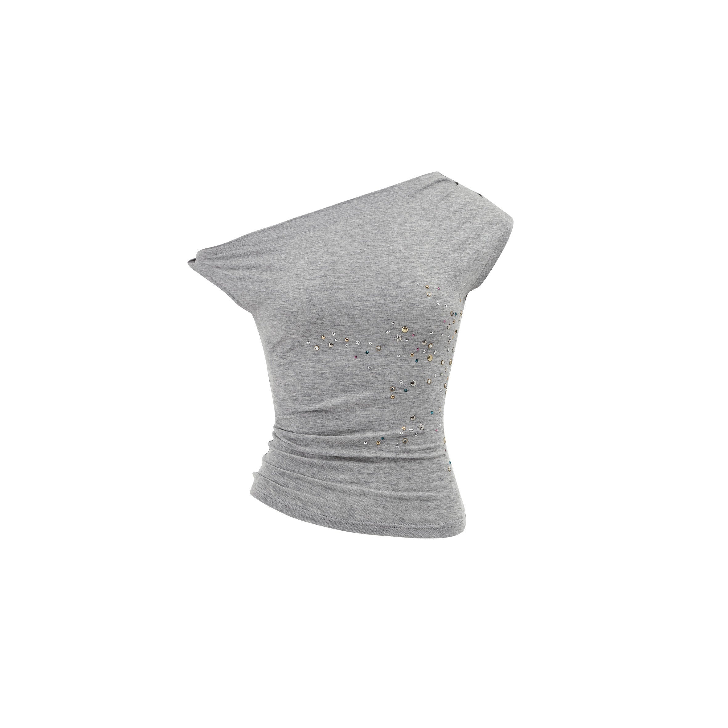 1JINN_STUDIO_Soft_Lyocell_Stretch_Slim_Fit_Slanted_Neck_Casual_Women_Short_Sleeve_T-Shirts_MISSTT