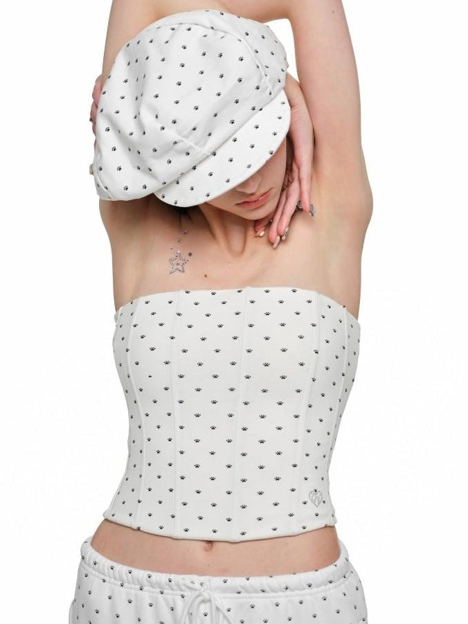 1JINN STUDIO Soft Stretch Slim Fit Office Cropped Women Non Padded Solid Color Tube Tops