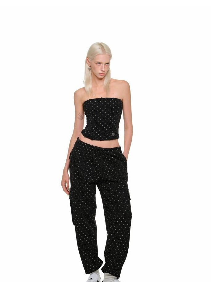 1JINN STUDIO Soft Stretch Slim Fit Office Cropped Women Non Padded Solid Color Tube Tops