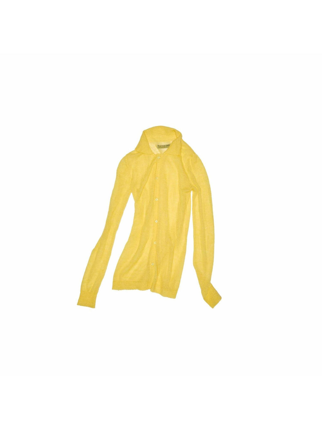1JINN STUDIO Soft Ultra Thin Slim Fit Polo Collar Button Solid Knitwear For Women Cardigans