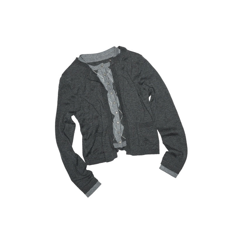1JINN_STUDIO_Soft_Wool_Blend_Slim_Knit_Cardigan_And_Shorts_Commuter_Women_Casual_Sweater_Sets_MISSTT