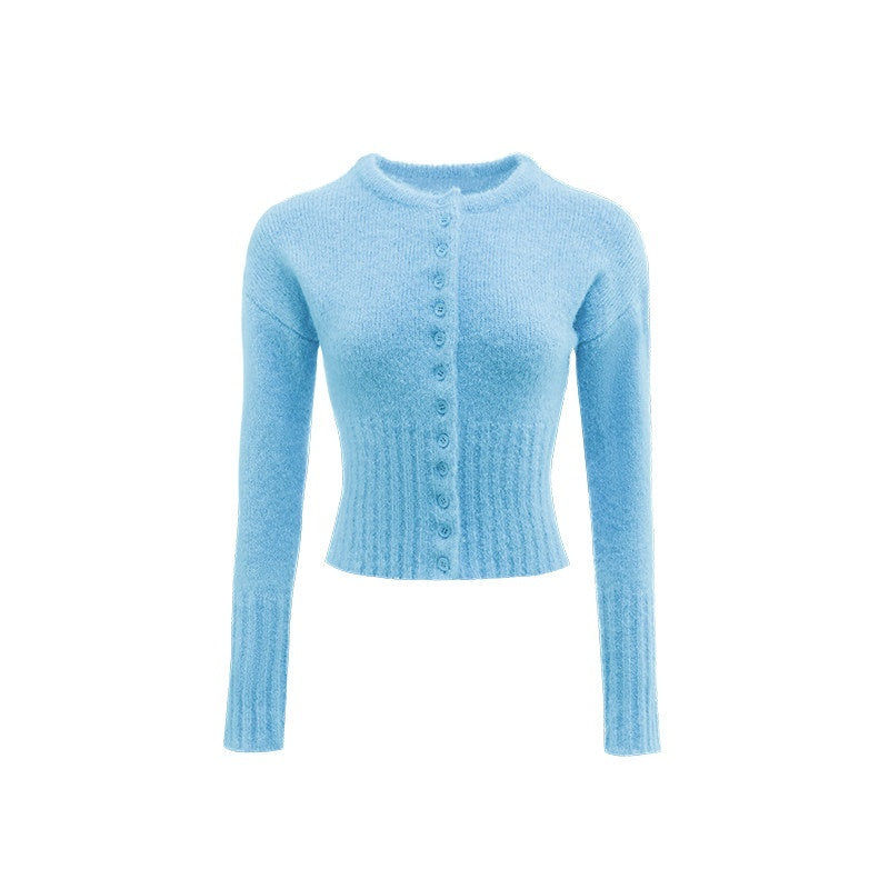 1JINN_STUDIO_Soft_Wool_Blend_Solid_Crewneck_Long_Sleeve_Office_Women_Two_Piece_Set_Cardigans_MISSTT