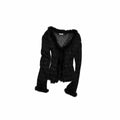 1JINN_STUDIO_Sparkling_Sequin_Lace_Slim_Fit_V-neck_Button_Knit_For_Women_Polyester_Cardigans_MISSTT