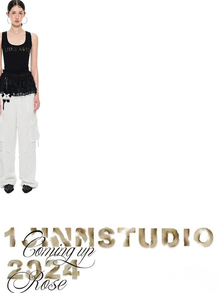 1JINN STUDIO Sweet Lace Strapless Cinched Waist Fitted Jacquard Tiered Cotton Mini Dresses