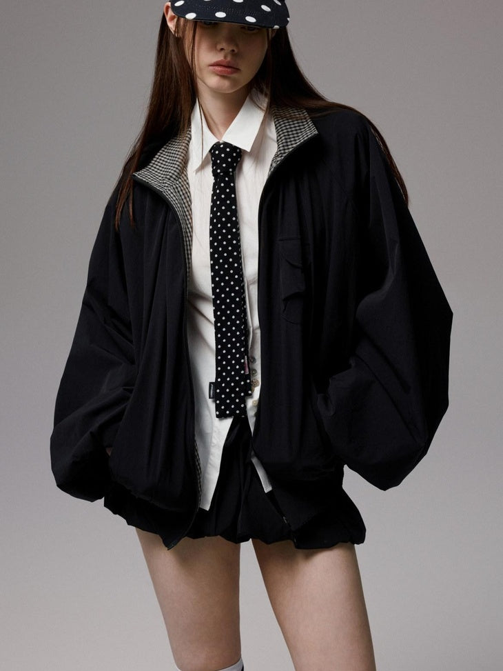 1JINN STUDIO Tailored Blazer And Pencil Skirt Office Women Burgundy Black Top & Skirt Sets