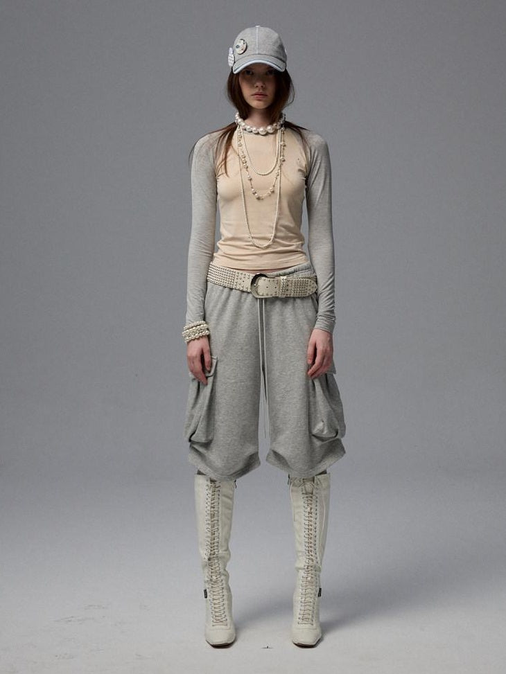1JINN STUDIO Three Piece Casual Relaxed Fit Women Mix And Match Lounge Top & Pants Sets