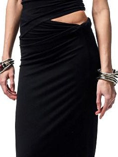 1JINN STUDIO Versatile One Shoulder Patchwork Slim Fit Womens Sustainable Solid Tank Tops