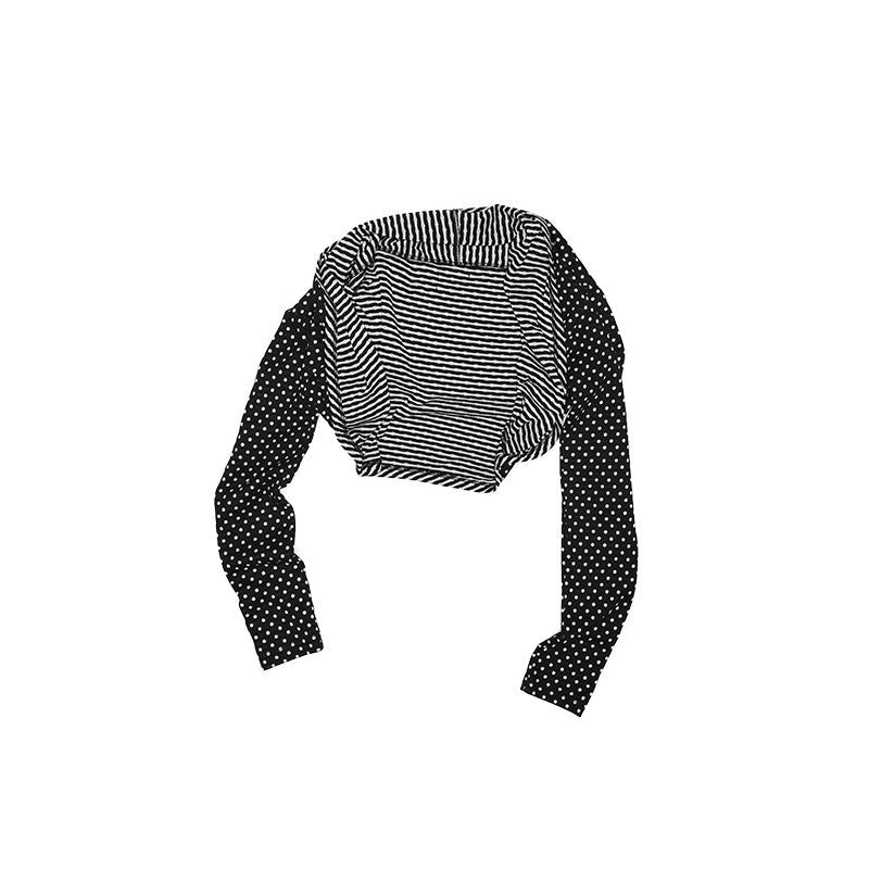 1JINN_STUDIO_Versatile_Polka_Dot_Slim_Cami_Open_Back_Ladies_Poly_Cotton_Top_&_Shorts_Sets_MISSTT