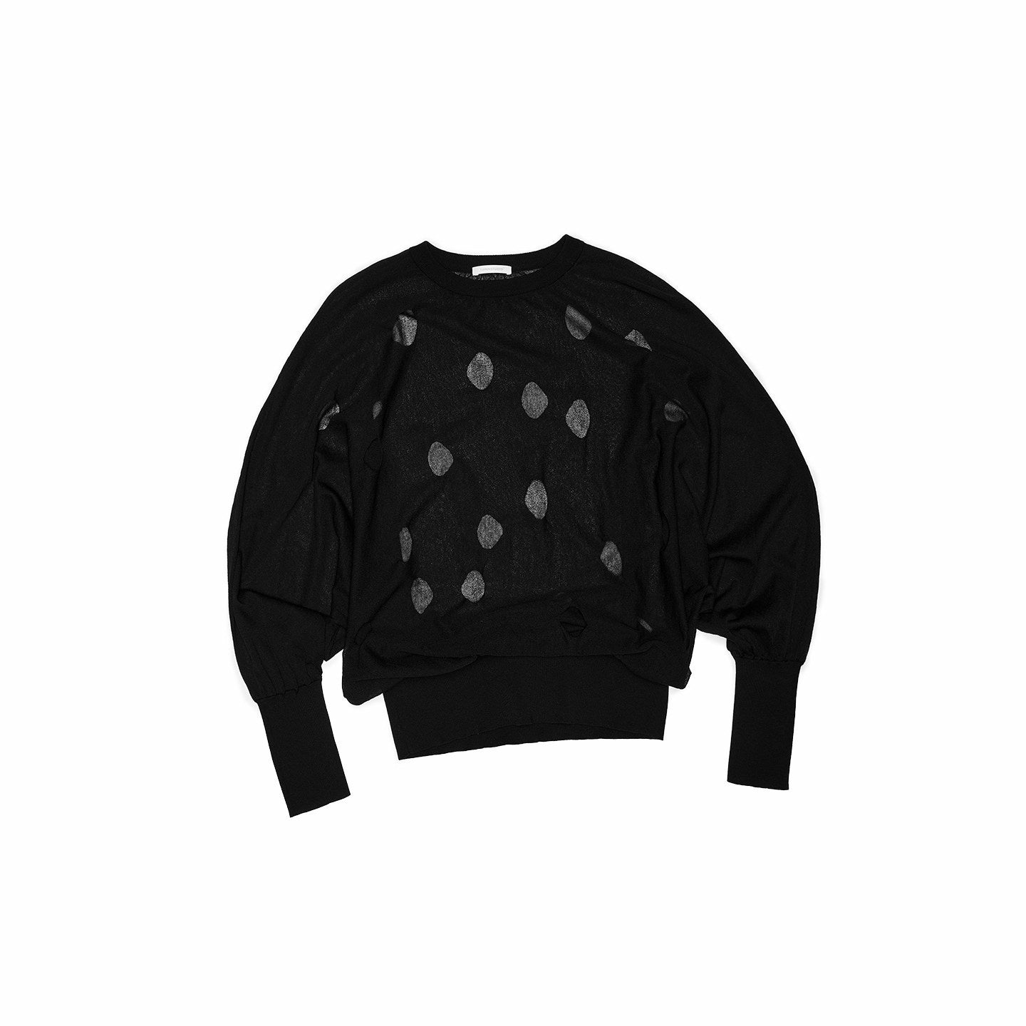 1JINN_STUDIO_Viscose_Blend_Polka_Dot_Loose_Fit_Office_Women_Long_Sleeve_T-Shirts_MISSTT
