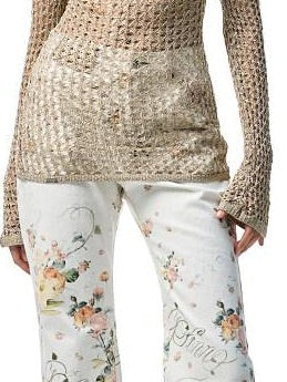 1JINN STUDIO Viscose Blend Slim Commuter Round Neck Long Sleeve Pullover Women Cardigans
