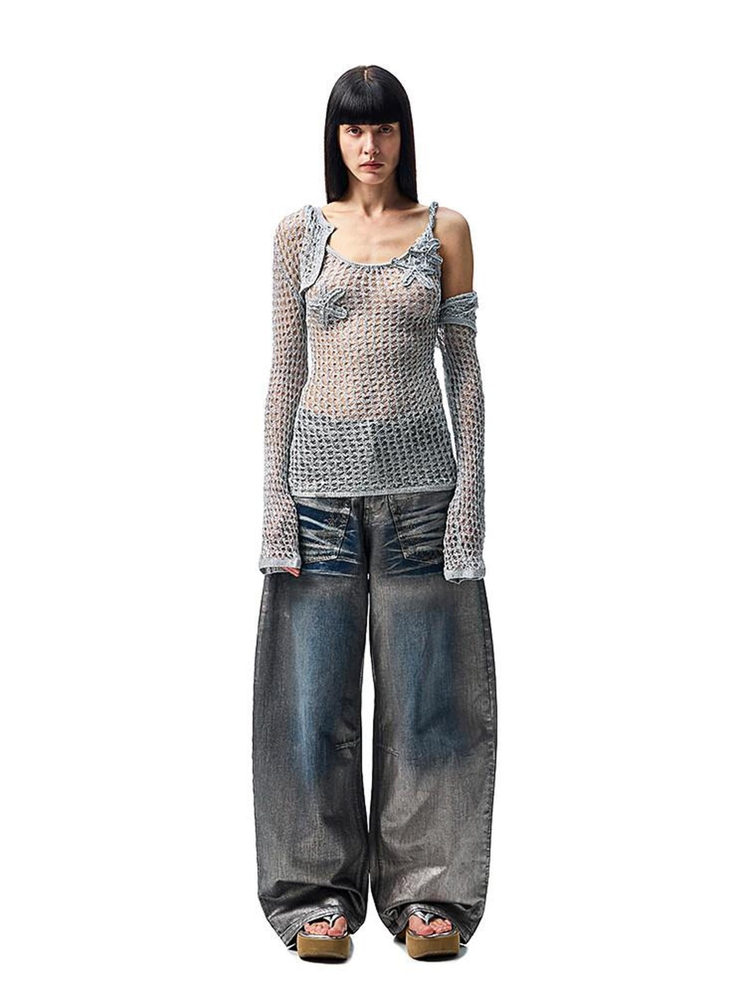 1JINN STUDIO Viscose Blend Slim Commuter Round Neck Long Sleeve Pullover Women Cardigans