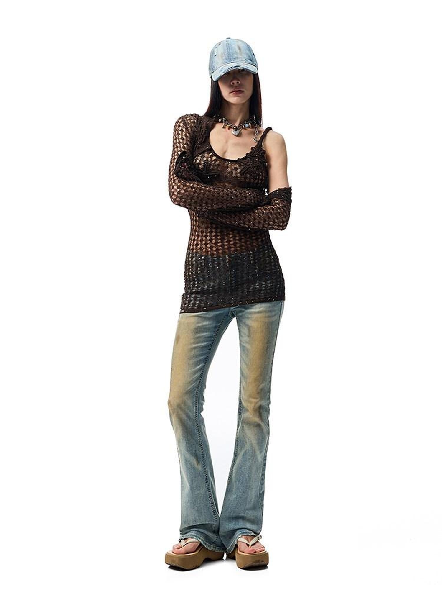1JINN STUDIO Viscose Blend Slim Commuter Round Neck Long Sleeve Pullover Women Cardigans