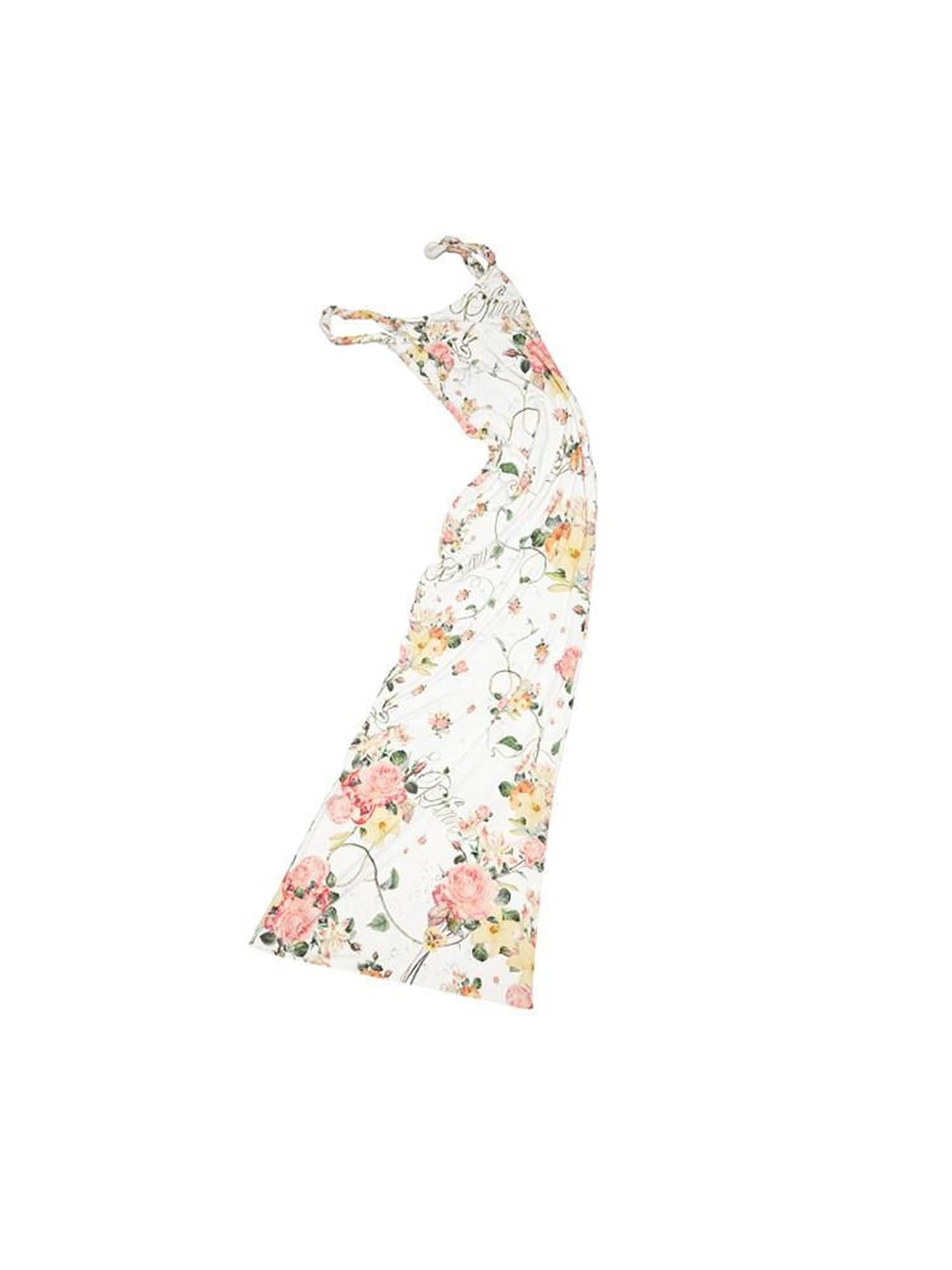 1JINN STUDIO Waist Cinch Ins Style Floral Cami Sleeveless Casual Women Viscose Maxi Dresses