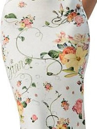 1JINN STUDIO Waist Cinch Ins Style Floral Cami Sleeveless Casual Women Viscose Maxi Dresses