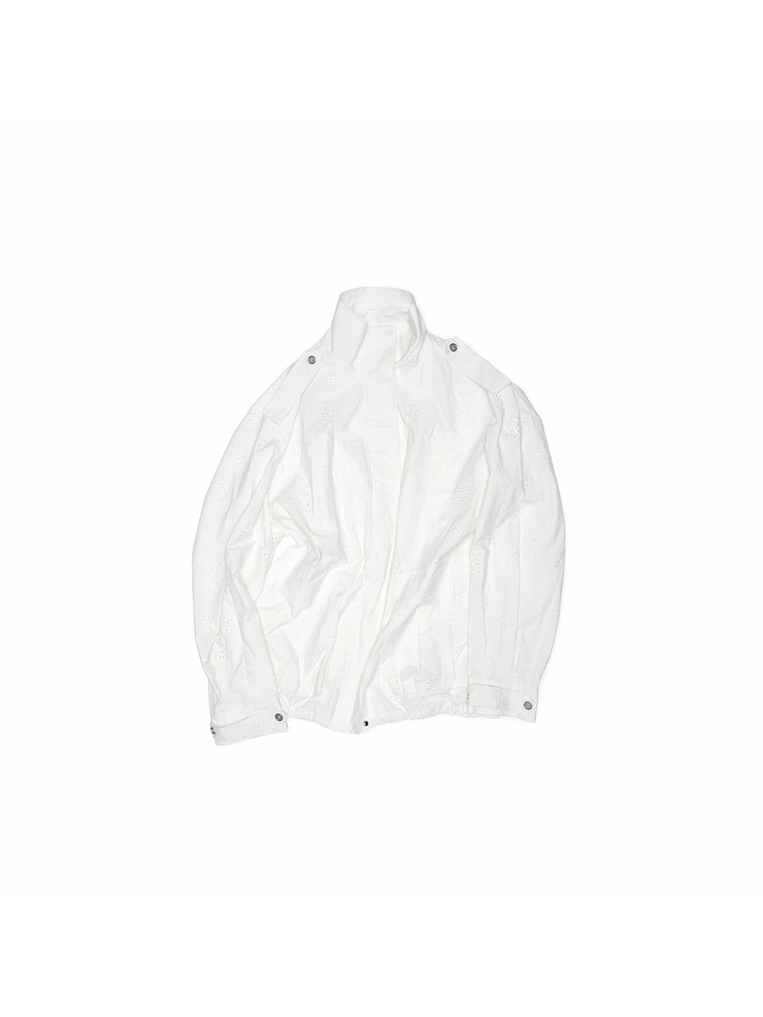 1JINN STUDIO Zip Front Commuter Long Sleeve Office Young Adults Black White Trench Coats