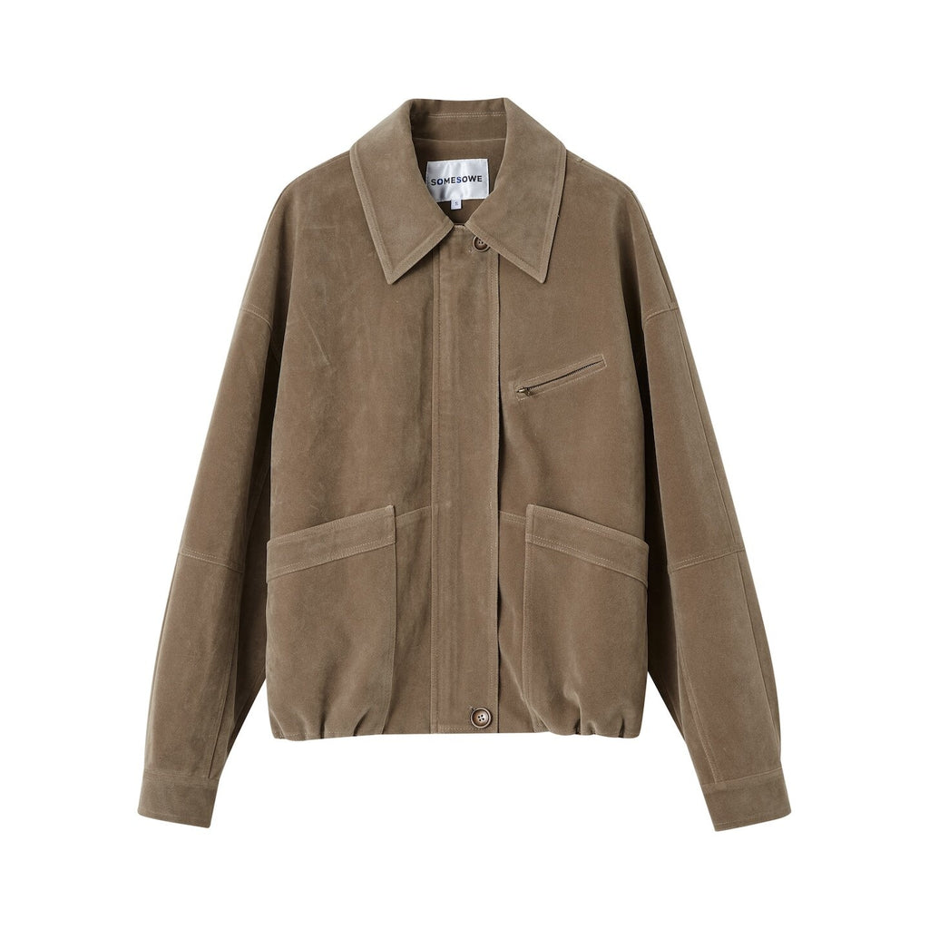 SOMESOWE_Pocketed_Loose_Fit_Streetwear_Stand_Collar_Zipper_Youth_Brown_Leather_Jackets_MISSTT