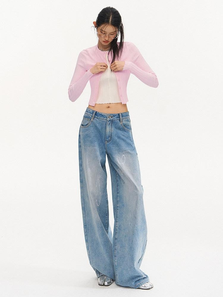NAWSNOTAWEAR Slim Fit Colorblock Button Cardigan Faux Two Piece Women Long Sleeve Crop Tops