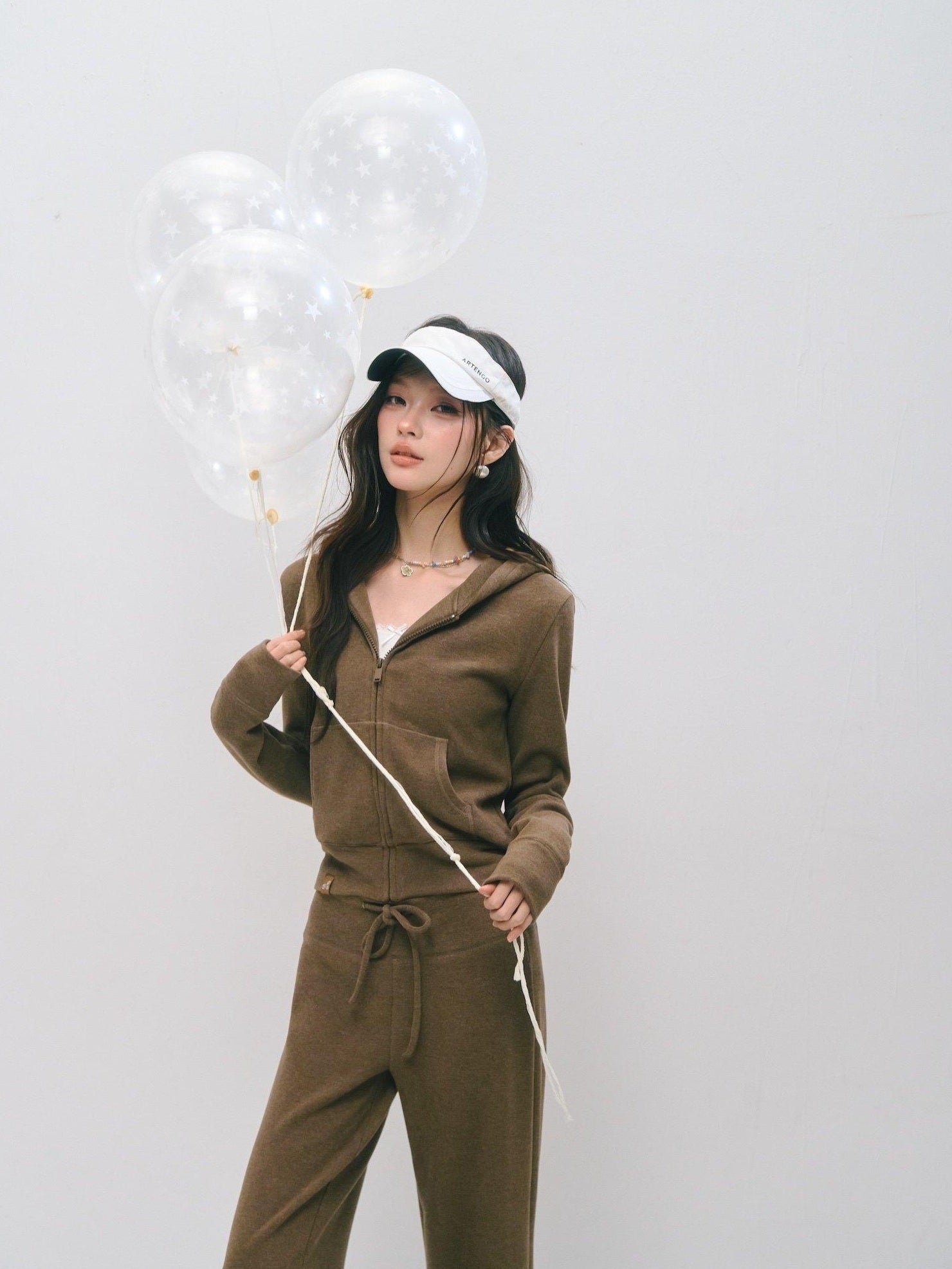 SOMESOWE Long Sleeve Collared Pullover Sexy Loose Fit Women Tracksuit Top & Pants Sets